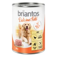 Mokra karma dla psów - Briantos Delicious Paté, 6 x 400 g - Kurczak - miniaturka - grafika 1