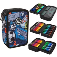 Piórniki - PIÓRNIK POTRÓJNY HOBBY FOOTBALL JUMPER 3 COOLPACK - miniaturka - grafika 1