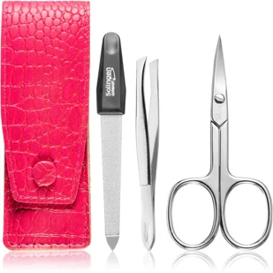 DuKaS Zestaw do manicure różowy trzyczęściowy PL892 - Akcesoria do paznokci - miniaturka - grafika 1