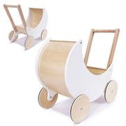 Chodziki - COIL Drewniany wózek pchacz dla lalek - miniaturka - grafika 1