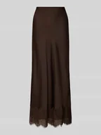 Spódnice - Długa spódnica z obszyciem koronką model ‘ELLETTE’ - miniaturka - grafika 1