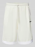 Spodenki męskie - Szorty z dzianiny dresowej z elastycznym pasem - miniaturka - grafika 1