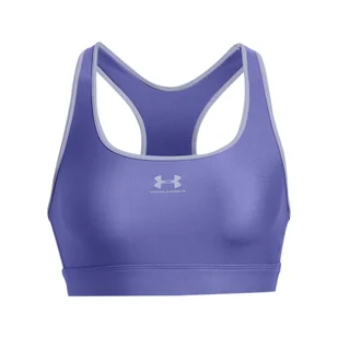 Biustonosz dla kobiet Under Armour HeatGear Mid Padless - Bielizna sportowa damska - miniaturka - grafika 1
