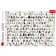 Puzzle - Trefl Puzzle 1000 elementów 208 kotów - miniaturka - grafika 1