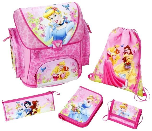 KSIĘŻNICZKI PRINCESS DISNEY TORNISTER CAMPUS Z WYPOSAŻENIEM