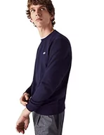 Bluzy męskie - Lacoste Sportowa bluza męska, granatowy/granatowy, XS - miniaturka - grafika 1
