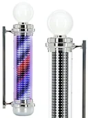 Meble fryzjerskie - Barber pole słupek plafon barberski barber z lampą 105cm - miniaturka - grafika 1