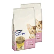 Mokra karma dla kotów - Purina Cat Chow Kitten Chicken 2x15kg - miniaturka - grafika 1