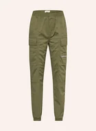 Spodnie i spodenki dla chłopców - Calvin Klein Bojówki gruen - miniaturka - grafika 1