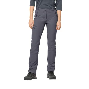 Damskie spodnie softshellowe Jack Wolfskin GEIGELSTEIN PANTS W dolphin - 42S - Spodnie sportowe damskie - miniaturka - grafika 1