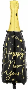Balon foliowy Butelka szampana Happy New Year - 88 cm - 1 szt. - Sylwester - miniaturka - grafika 1