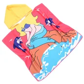 Okrycia kąpielowe dla dzieci - Ręcznik Kąpielowy 60 x 120 Kapturek Ponczo 35 - miniaturka - grafika 1