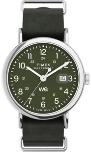Zegarek Zegarek Timex TW2W87000 Weekender 40mm Leather Strap - Zegarki męskie - miniaturka - grafika 1