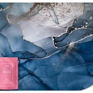 Fototapety - FOTOTAPETA ŚCIENNA DO SALONU ABSTRAKCJA NIEBEISKI MARMUR GLAMOUR 400x280 - miniaturka - grafika 1