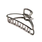 Ozdoby do włosów - Spinka do włosów elegancka ozdoba solidna szczęka zacisk klamra czarna - miniaturka - grafika 1