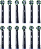 Końcówki do szczoteczek elektrycznych - Oral-B Końcówki Cross Action 12 szt. - Głębokie Czyszczenie, Czarne - miniaturka - grafika 1