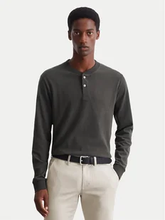 Marc O'Polo Longsleeve 429 2042 52184 Szary Regular Fit - Koszulki męskie - miniaturka - grafika 1