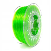 Filamenty i akcesoria do drukarek 3D - Devil Design PETG Jasnozielony transparentny 1,75 mm 1 kg - miniaturka - grafika 1
