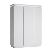 Szafy - Szafa 3D LYOS102 Lyon Biały Meble Wójcik Biały, Biały Alpin - miniaturka - grafika 1