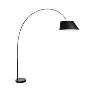 Lampy stojące - Azzardo Bard FL-12041-BK Lampa oprawa stojąca podłogowa 1x60W czarny - miniaturka - grafika 1