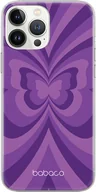 Etui i futerały do telefonów - Etui do Apple IPHONE 14 PRO Motyle 001 Babaco Nadruk pełny Fioletowy - miniaturka - grafika 1