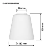 Lampy sufitowe - Lampa wisząca Activejet AJE-ALMA 3P E27 3x40W - miniaturka - grafika 1