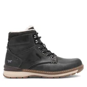 Botki męskie - Trzewiki Mustang 4141-604 Szary - miniaturka - grafika 1