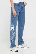 Spodnie damskie - Karl Lagerfeld jeansy damskie high waist - miniaturka - grafika 1