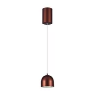 Oprawy, klosze i abażury - Oprawa Zwieszana V-TAC LED 8,5W 100cm Regulowana, Dotykowy włącznik Brązowa VT-7795 3000K 850lm - miniaturka - grafika 1