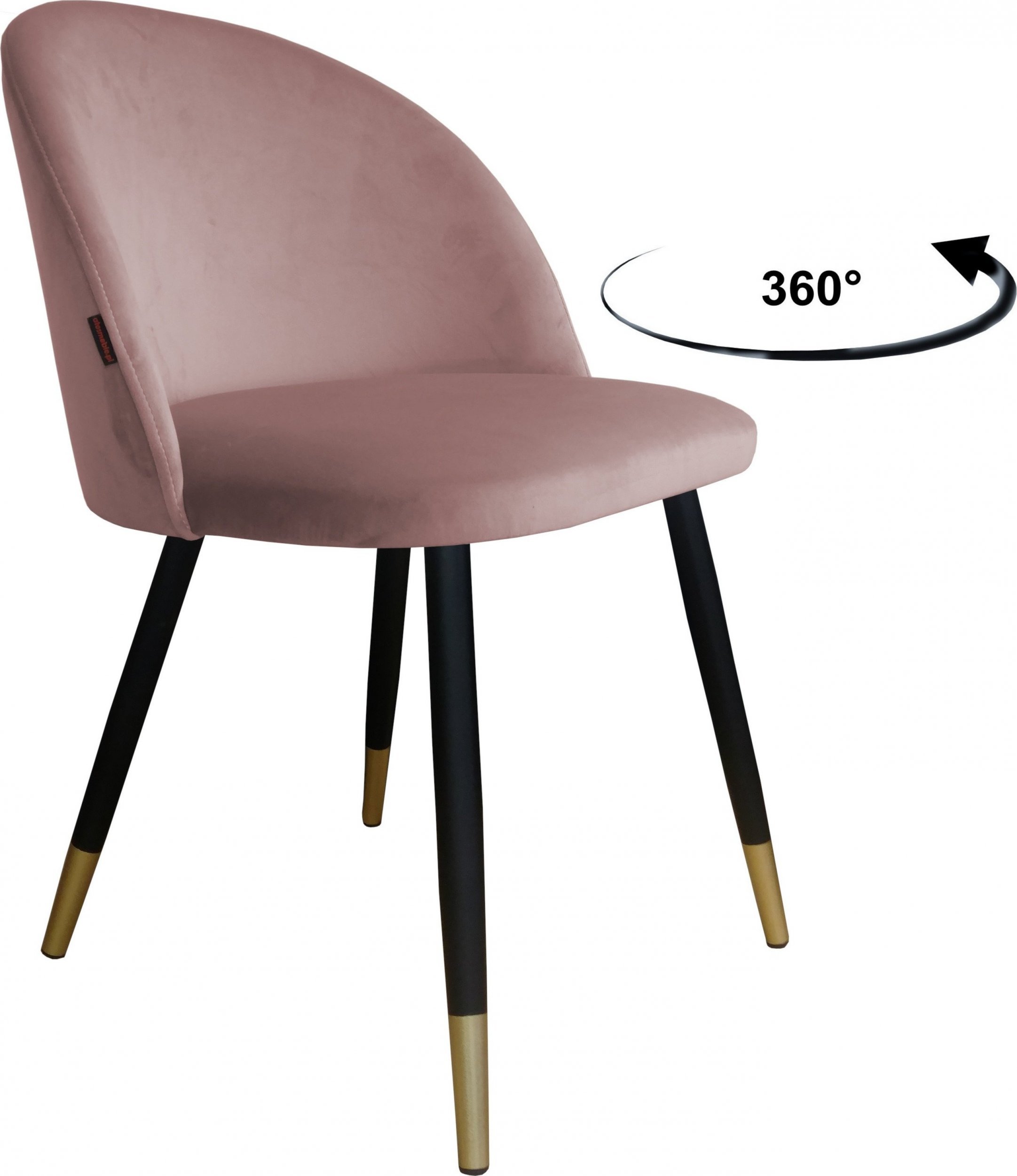 Atos Krzesło obrotowe Colin podstawa czarno-złota MG58