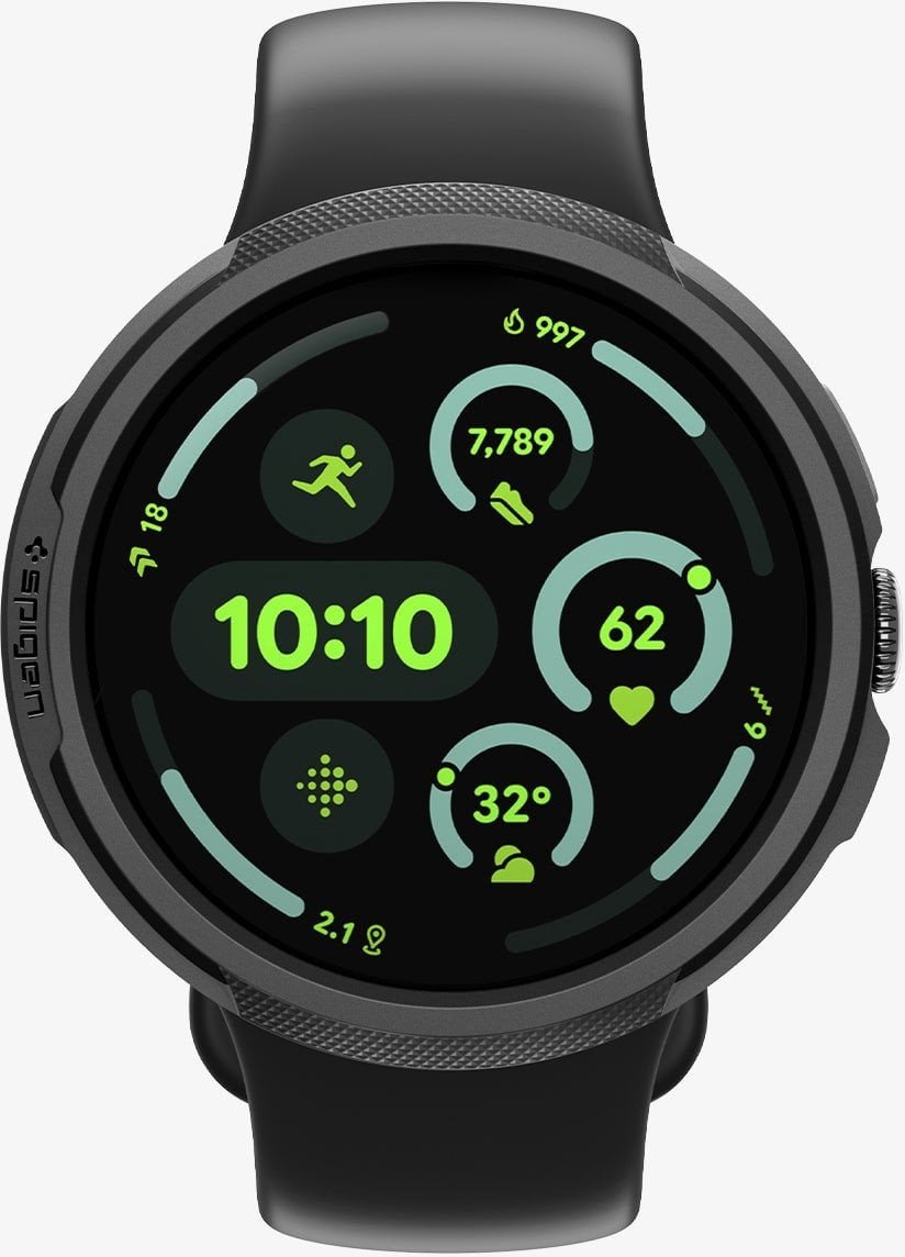 Spigen Liquid Air + Stand, matte black - Google Pixel Watch 4 41mm