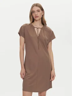 ONLY Sukienka codzienna Jany 15351683 Brązowy Relaxed Fit - Sukienki - miniaturka - grafika 1