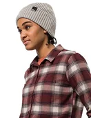 Czapki damskie - Jack Wolfskin Schwansee czapka damska, Perła zimowa, rozmiar uniwersalny - miniaturka - grafika 1