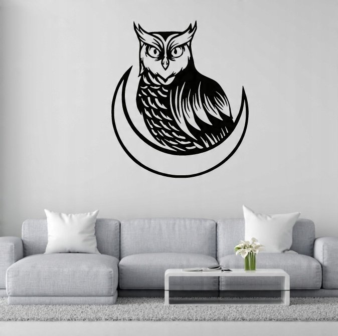DEKORACJA ścienna Obraz wzór SOWA