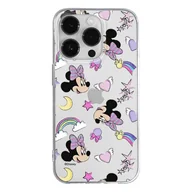 Etui i futerały do telefonów - ERT GROUP etui na telefon Apple Iphone 14 PRO, case oryginalny i oficjalnie licencjonowany przez Disney, wzór Minnie 031, optymalnie dopasowane, plecki z TPU cześciowo przeźroczyste - miniaturka - grafika 1