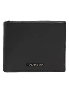 Calvin Klein Skórzany portfel w kolorze czarnym - 11,5 x 9 x 2 cm - Portfele - miniaturka - grafika 1
