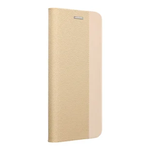 Etui Apple iPhone 13 mini Etui na telefon komórkowy Pokrowiec ochronny Etui z klapką i miejscem na kartę Złoty - Etui i futerały do telefonów - miniaturka - grafika 1
