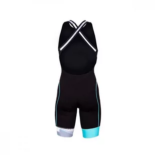 ZEROD Strój triathlonowy damski START noisy glitch - Bielizna sportowa męska - miniaturka - grafika 2