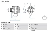 Alternatory - Alternator Bosch 0 986 084 690 - miniaturka - grafika 1