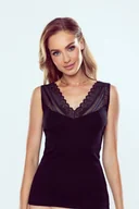 Bluzki damskie - Bluzka Tara Czarna - miniaturka - grafika 1