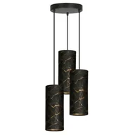 Lampy sufitowe - Emibig Karli lampa wisząca 3-punktowa czarna 1056/3PREM 1056/3PREM - miniaturka - grafika 1