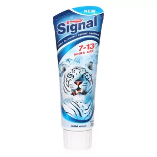 Signal Junior 7-13 Years pasta do zębów dla dzieci Mild Mint 75ml - Produkty na nieświeży oddech - miniaturka - grafika 1
