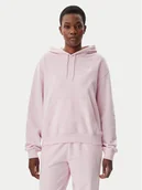 Bluzy damskie - New Balance Bluza WT41507 Różowy Relaxed Fit - miniaturka - grafika 1