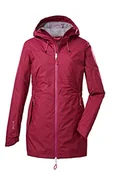 Kurtki damskie - Killtec Damska kurtka funkcyjna / kurtka outdoorowa z kapturem KOS 54 WMN JCKT; ciemnoróżowa, 36, 39169-000 - miniaturka - grafika 1