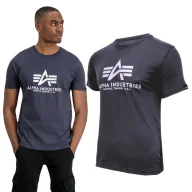 Odzież taktyczna i umundurowanie - Koszulka Alpha Industries Basic 100501 02 - Granatowa 3XL - miniaturka - grafika 1