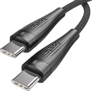 Boste Metalic Ring Series Kabel USB-C do USB-C, szybkie ładowanie, transmisja danych, 60W, 2m, czarny - Kable komputerowe i do monitorów - miniaturka - grafika 1