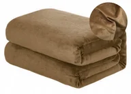 Koce - KOC KOCYK MIĘKKI NARZUTA 150X200 SALON SYPIALNIA PLUSZOWY GRUBY PLED GŁADKI - miniaturka - grafika 1