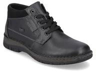 Botki męskie - Botki męskie zimowe Rieker 05102-00 trzewiki skórzane ocieplane szerokie-45 - miniaturka - grafika 1