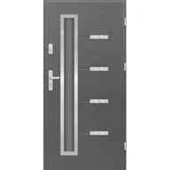 Drzwi zewnętrzne - Drzwi zewnętrzne Cyrkon prawe 90P antracyt 206,8 cm - miniaturka - grafika 1