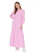 Sukienki - Trendyol Sukienka - Różowa - Linia A, Fuksja, 36, fuksja, 62 - miniaturka - grafika 1